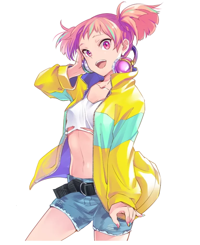 元気いっぱいの女の子キャラ