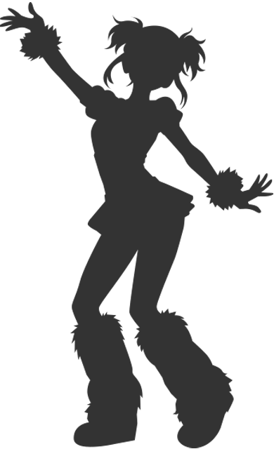 ダンスシルエット