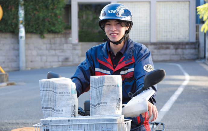 新聞奨学生制度イメージ