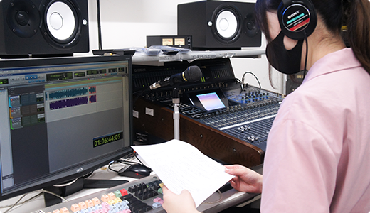 アニメ音響科 アニメ 声優 マンガ イラストの専門校 代々木アニメーション学院