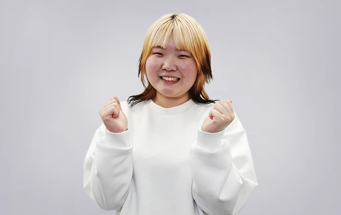 アニメ3DCG科在学生の女性