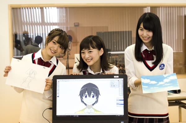 SKE48・都築里佳、矢方美紀、菅原茉椰の3人が代アニで実習