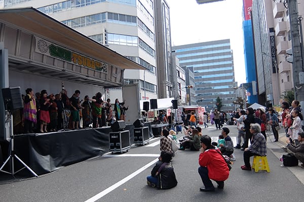 【代アニ名古屋校】「名駅西TSUBAKIフェスタ」にイメージキャラクター作成やステージパフォーマンス等で参加！