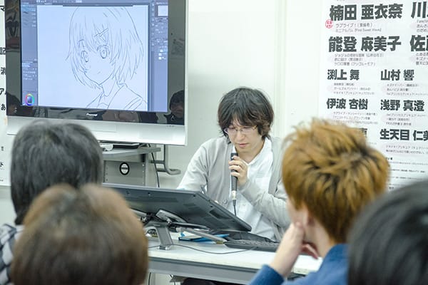『ラブライブ！サンシャイン!!』『＜物語＞シリーズ』を手掛けた作画監督の代アニ卒業生Ｗゲスト！東京校で特別体験入学を実施しました