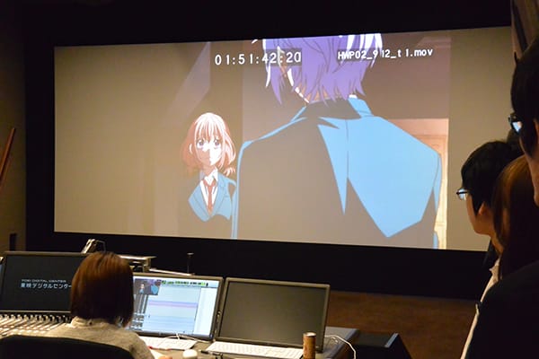 アニメ映画「好きになるその瞬間を。〜告白実行委員会〜」の制作現場を代アニ在校生が見学！プロの仕事を間近で体感！